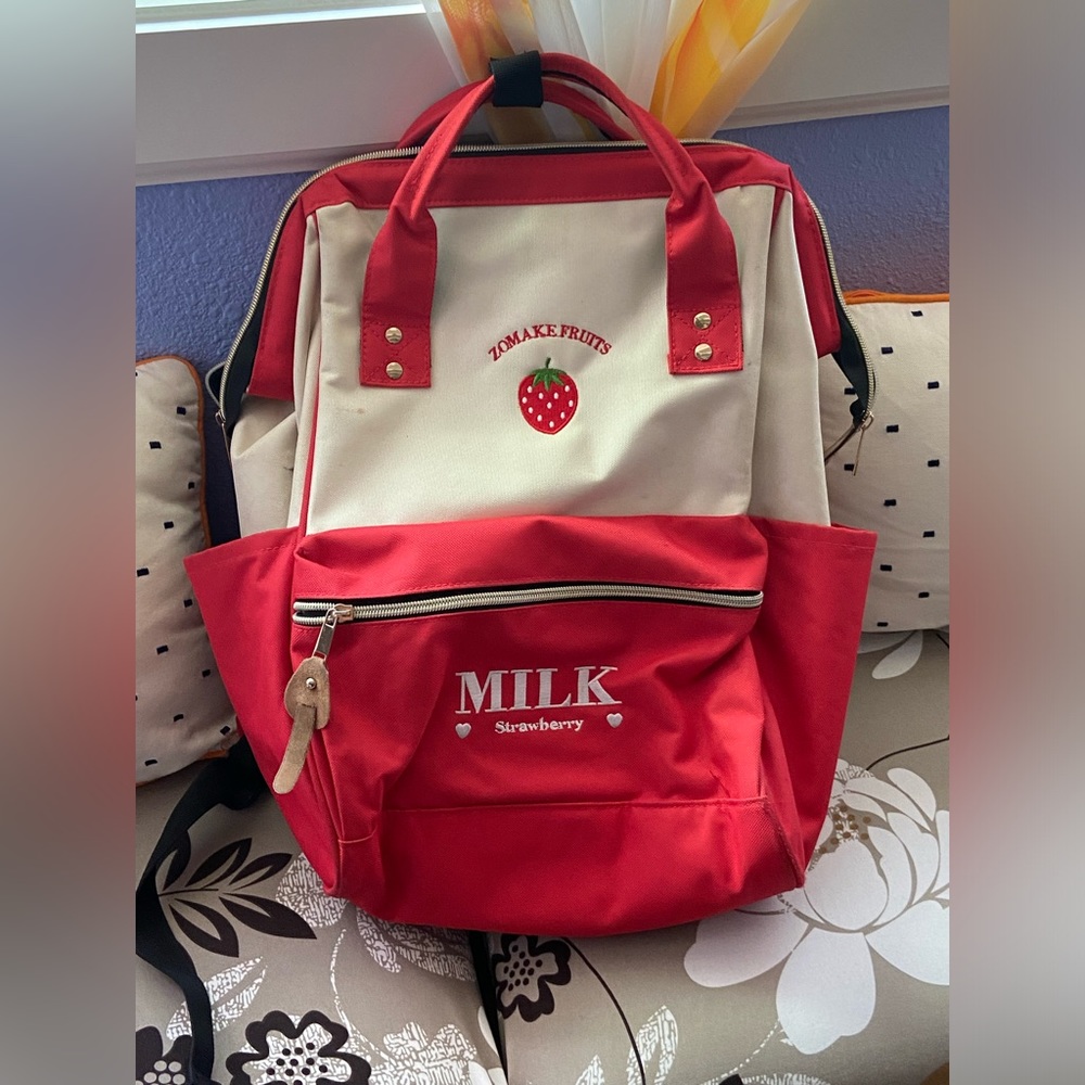 Milk Strawberry Backpack